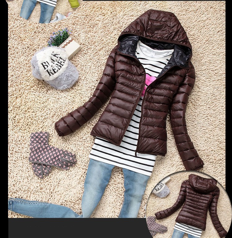 Herfst Winter Vrouwen Basic Jas Jas Vrouwelijke Slanke Hooded Katoen Jassen Toevallige Zwarte Jassen