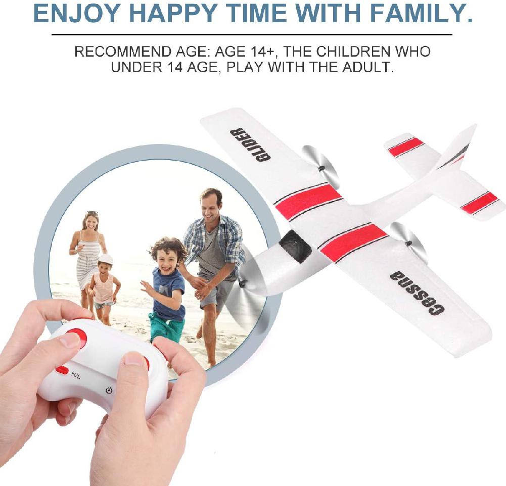 RCtown Z53 Medio Schiuma Aliante Aereo RC 2 Batteria Giocattolo di Telecomando 2.4ghz Epp Rc Aereo Rc Aliante Aereo 25 minuti volare