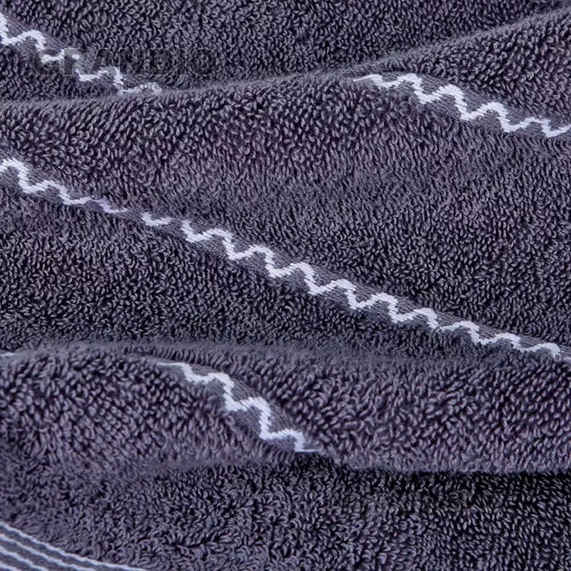 100%  bomulls håndkle sett bad geometrisk mønster badehåndkle for voksne ansikt håndklær frotté vaskeklut reise sport håndkle