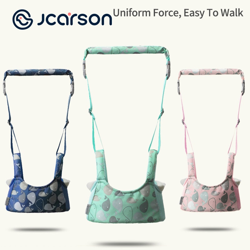 Jcarson mochila de segurança unissex para bebês, arnês para assistente de caminhada, aprendizagem e segurança para crianças