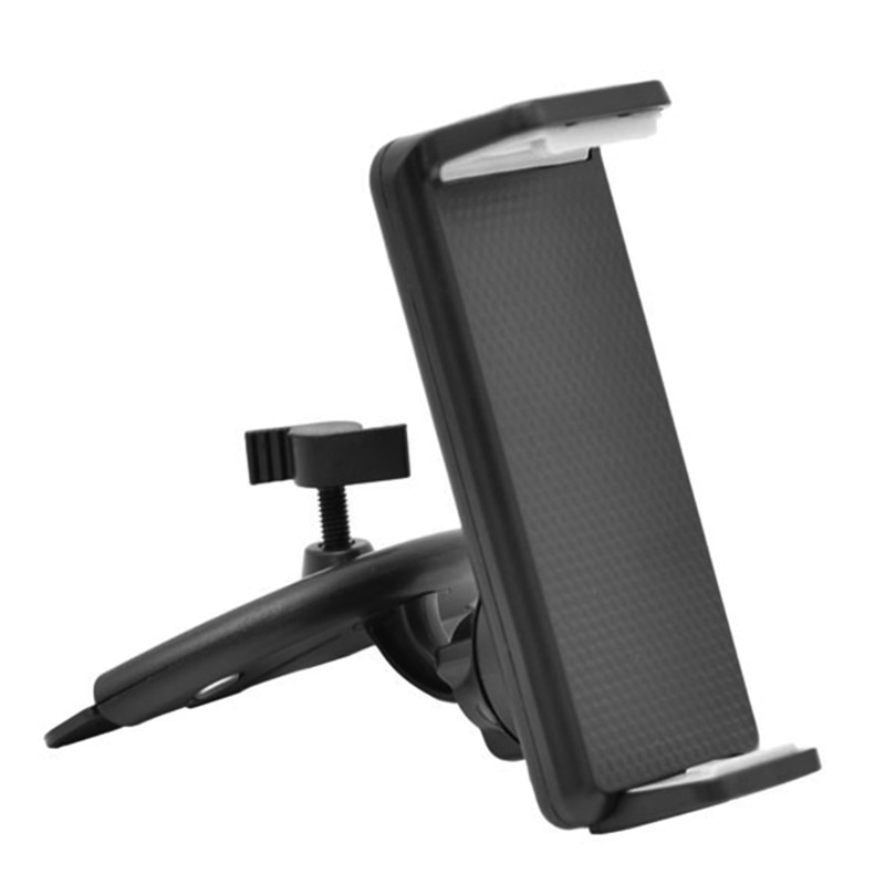 360 Rotatie Auto Cd Slot Mount Houder Stand Voor 4-11 Inch Smart Telefoon Tablet Pc 77UA