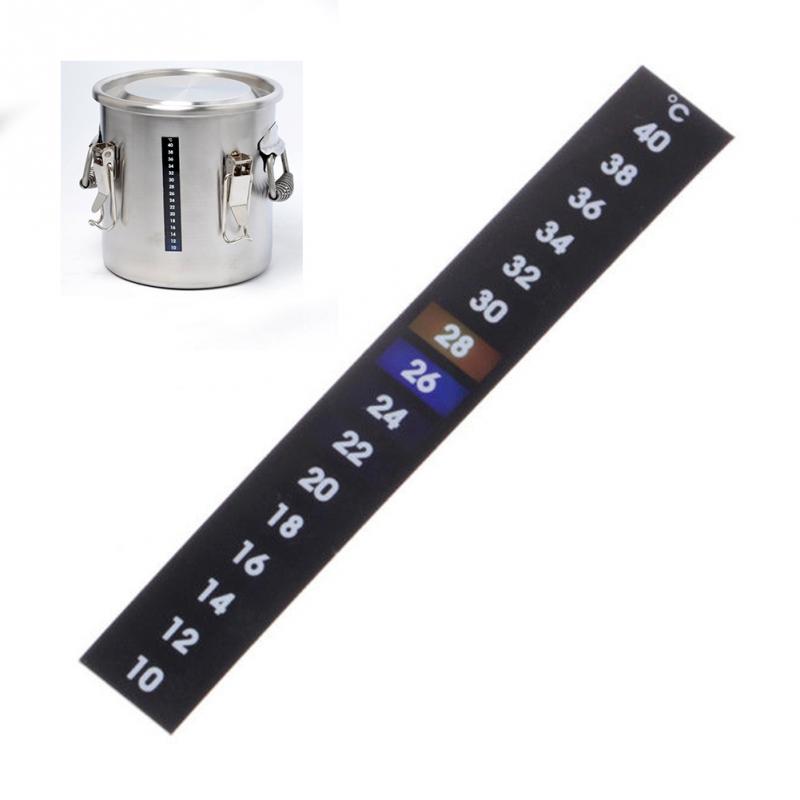 Rectangular Indoor Thermometer Stick LCD Change Color Temperature Strip Home Indoor Measurement Thermometer Card measure tools