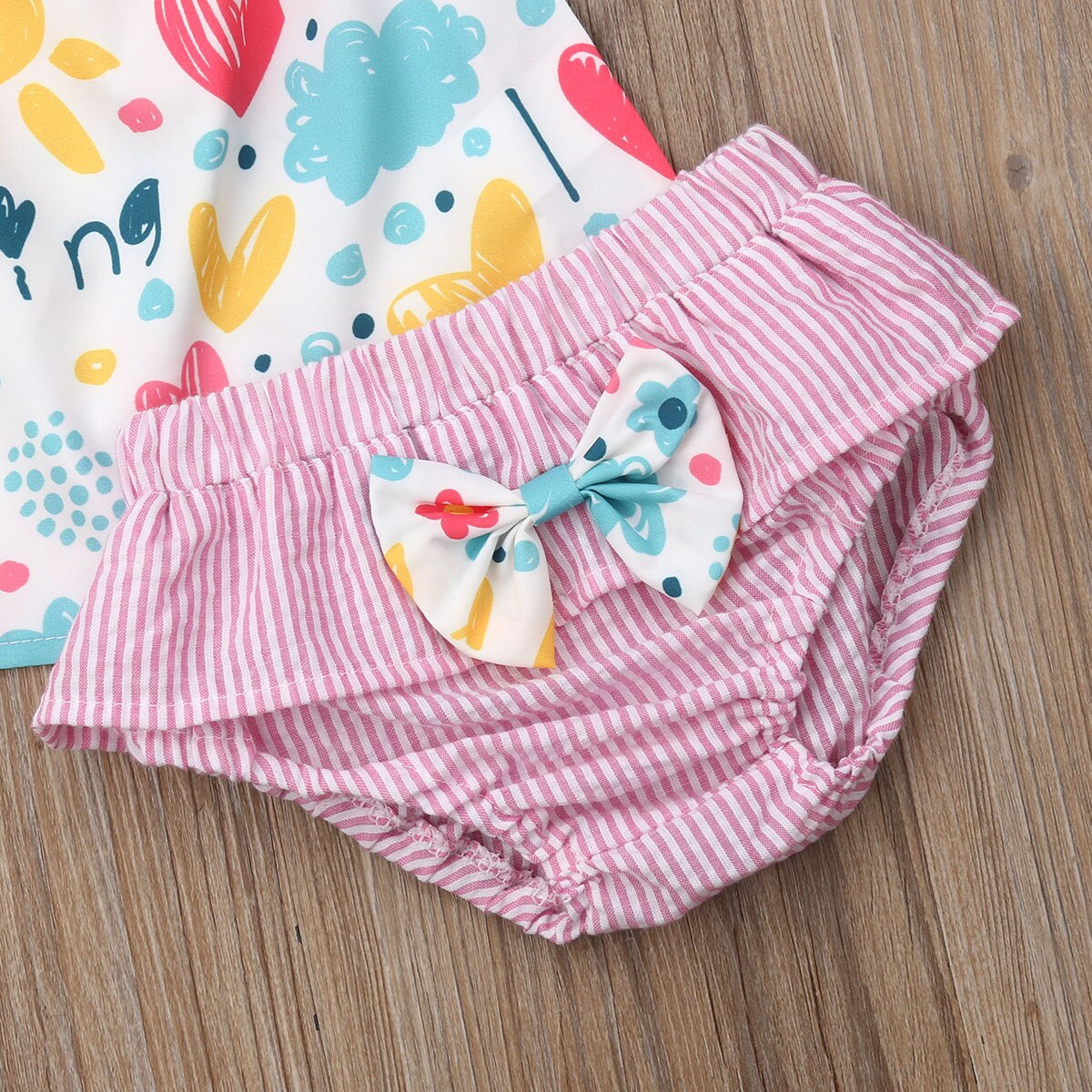 Zuigelingen Kids Baby Meisje Kleding 2 Stuks Mouwloze Bloemenprint Tops Jurk + Shorts Outfits Zomer 0-24M