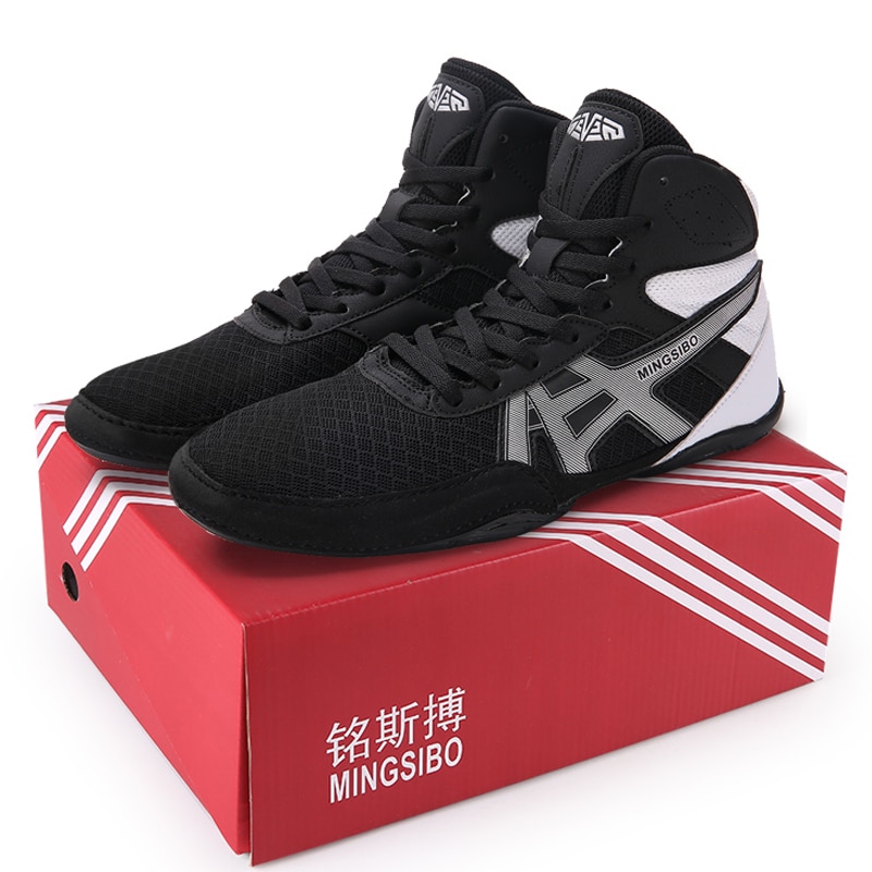 Breathable Boxing Shoes Flighting Sneakers Comfortable Wrestling Shoes Male Training Wrestling Footwears