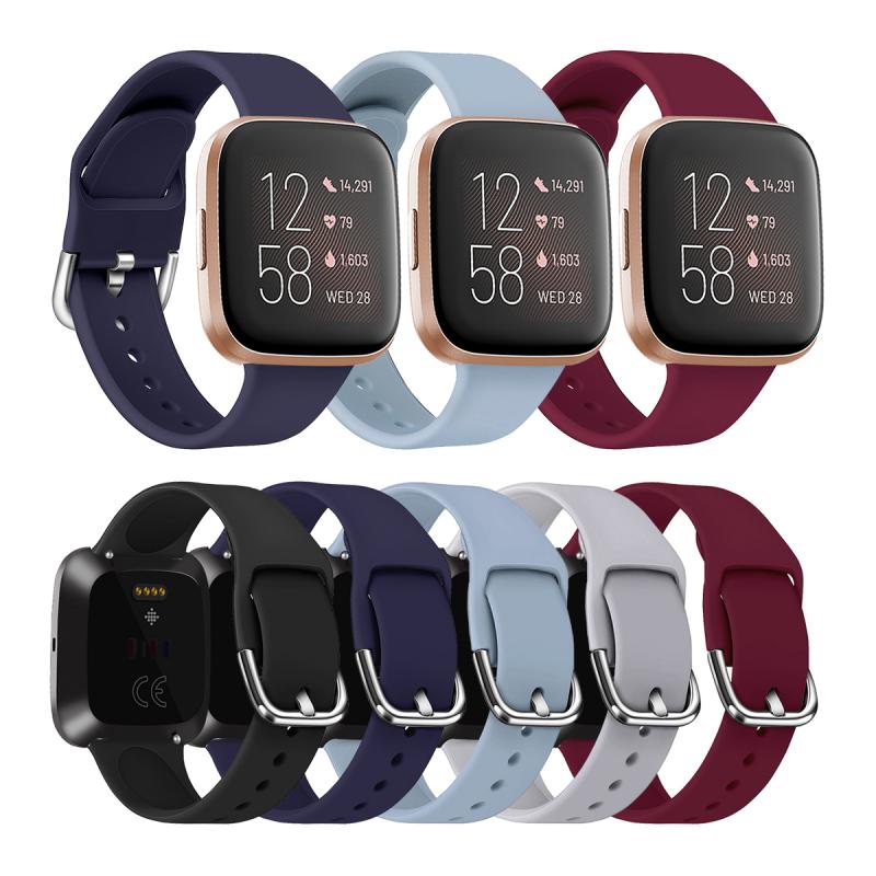 Silikon Armband Für Fitbit Versa 2 Band Smart Uhr Wirst Armband Ersatz Gummi Armband Für Fitbit Hohe Band