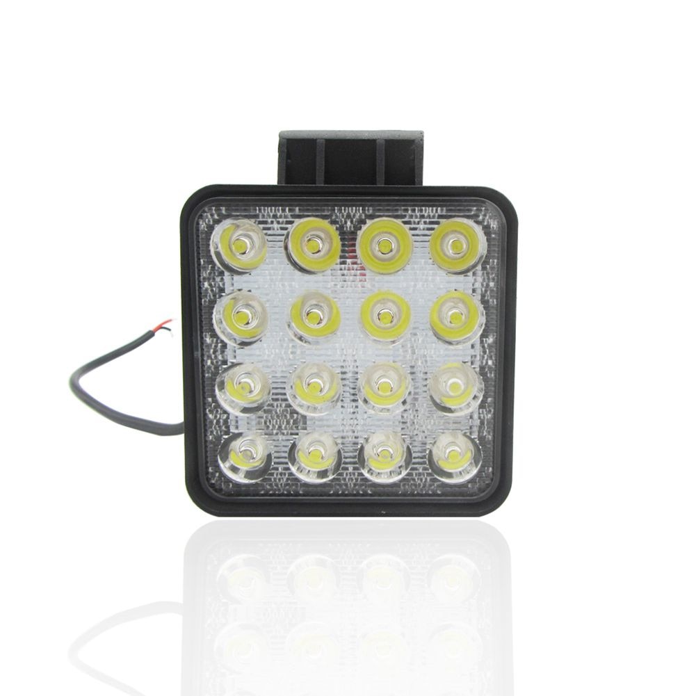 2pcs IP67 Spotlight Wall Refletor lamp 12V 24V led flood light RGB Waterproof floodlight Aluminium Alloy 4WD Square Panel Light