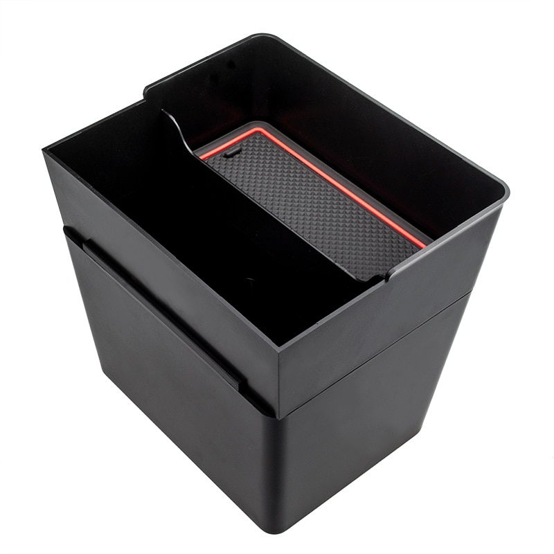 for Tesla Model 3 Y Car Console Trash Storage Bin Rubbish Wastebin Garbage Can 1SET