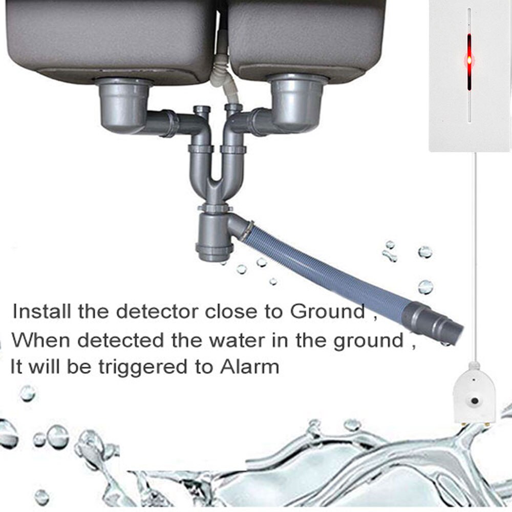 EWelink 433Mhz Wasserstand Leckage Wasser Leck Sensor Detektor Alarm Überlauf Sicherheit arbeitet mit SONOFF RF Brücke Für Clever hause