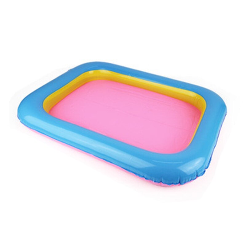 Multi-function Inflatable Sand Tray Inflatable Sandbox For Children Kids Indoor Playing Sand Clay Color Mud Toys Accessories