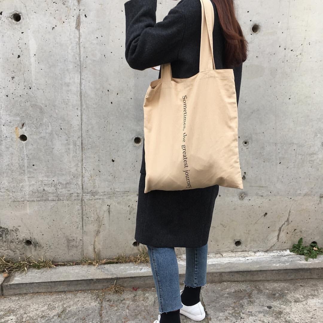 Sacs à provisions pliables femmes nouvelle chaude femme décontracté fermeture éclair doux toile sacs sacs en coton recyclé