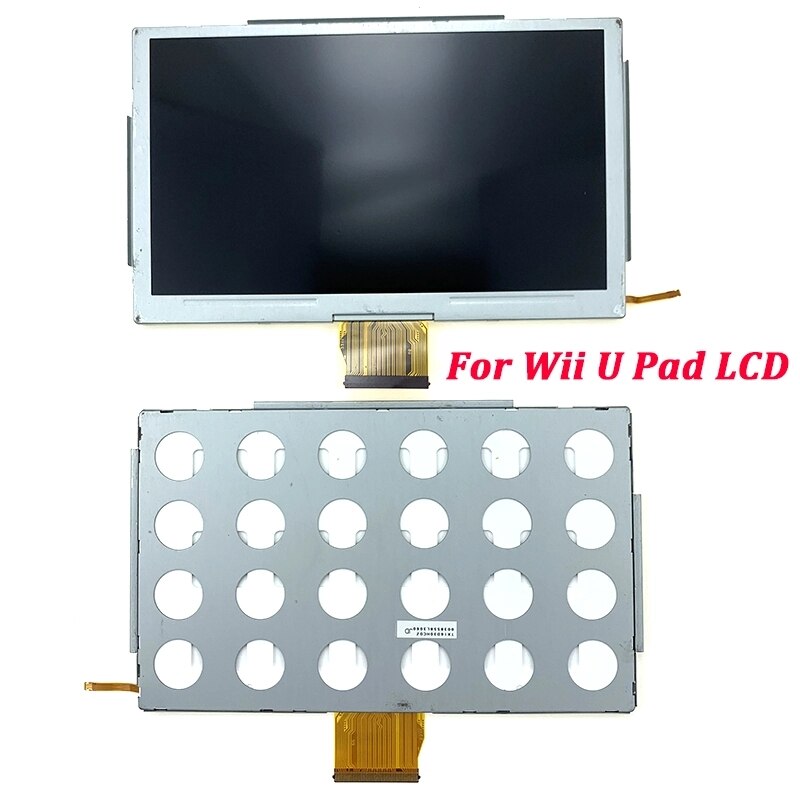 Pantalla táctil para Nintendo Wii U, digitalizador de cristal LCD, compatible con consola Nintendo Wii U, piezas de reparación, pantalla LCD