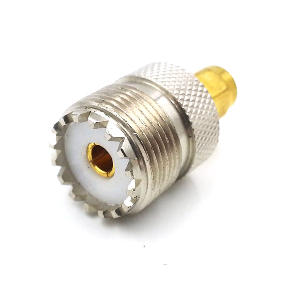Adaptador RF UHF-SMA SMA hembra macho a UHF macho, conector PL259 SO239, adaptador Coaxial
