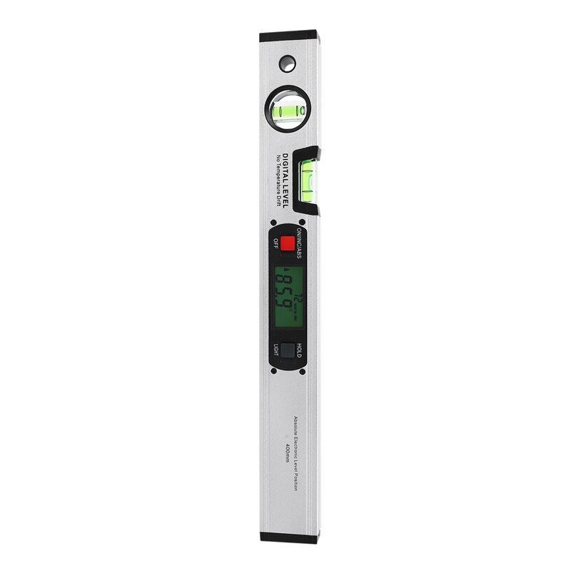 GTBL Digital Angle Finder Level 360 Degree Range Spirit Level Upright Inclinometer Protractor Ruler