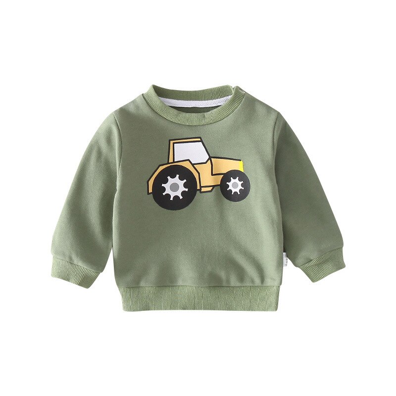 Baby Boy T-shirt Cartoon Katoenen T-shirt Voor Jongen Sport Lange Mouw Top Baby Jongens Kleding Tee 2 Jaar Verjaardag Kleding