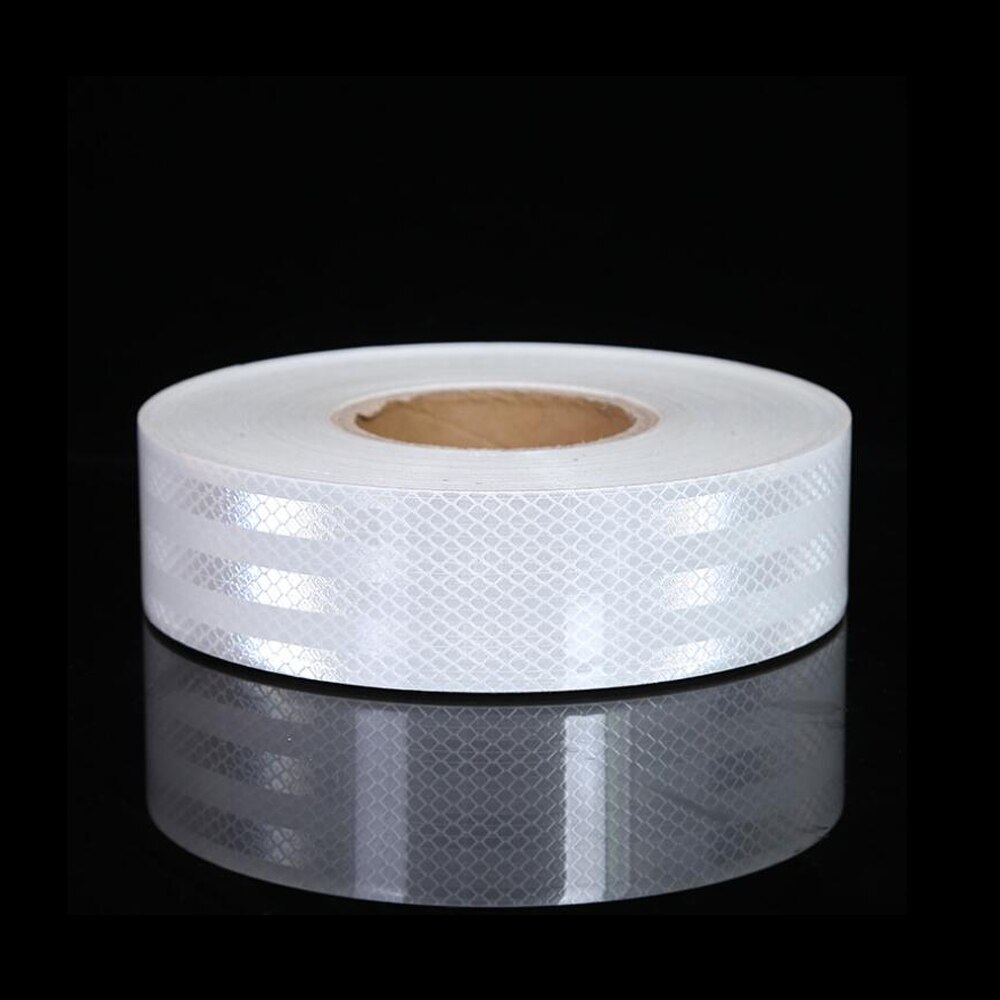 Cinta adhesiva reflectante prismática, cinta de visibilidad para remolque de camión, 5cm x 25m por rollo