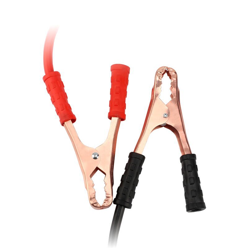Auto Car Jaw Electric Alligator Clip Battery Test Clamp Cable Black Red 200A 400A 600A 2Pcs