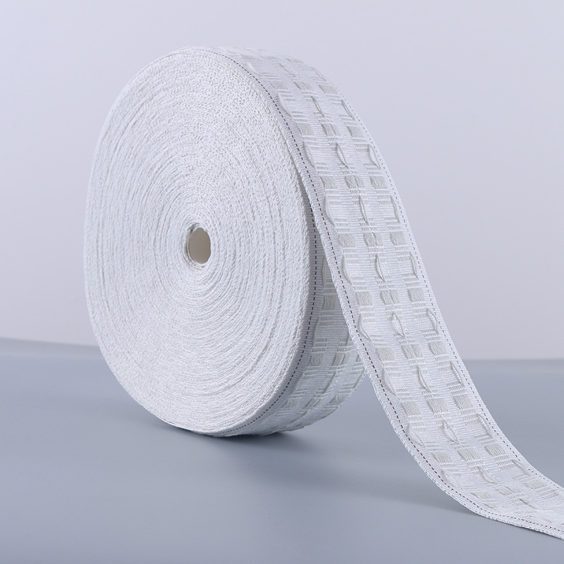 Curtain Cloth Tape Pull Pleated Tape White Ribbon Tape Thickening DIY Sew Curtain Accessories