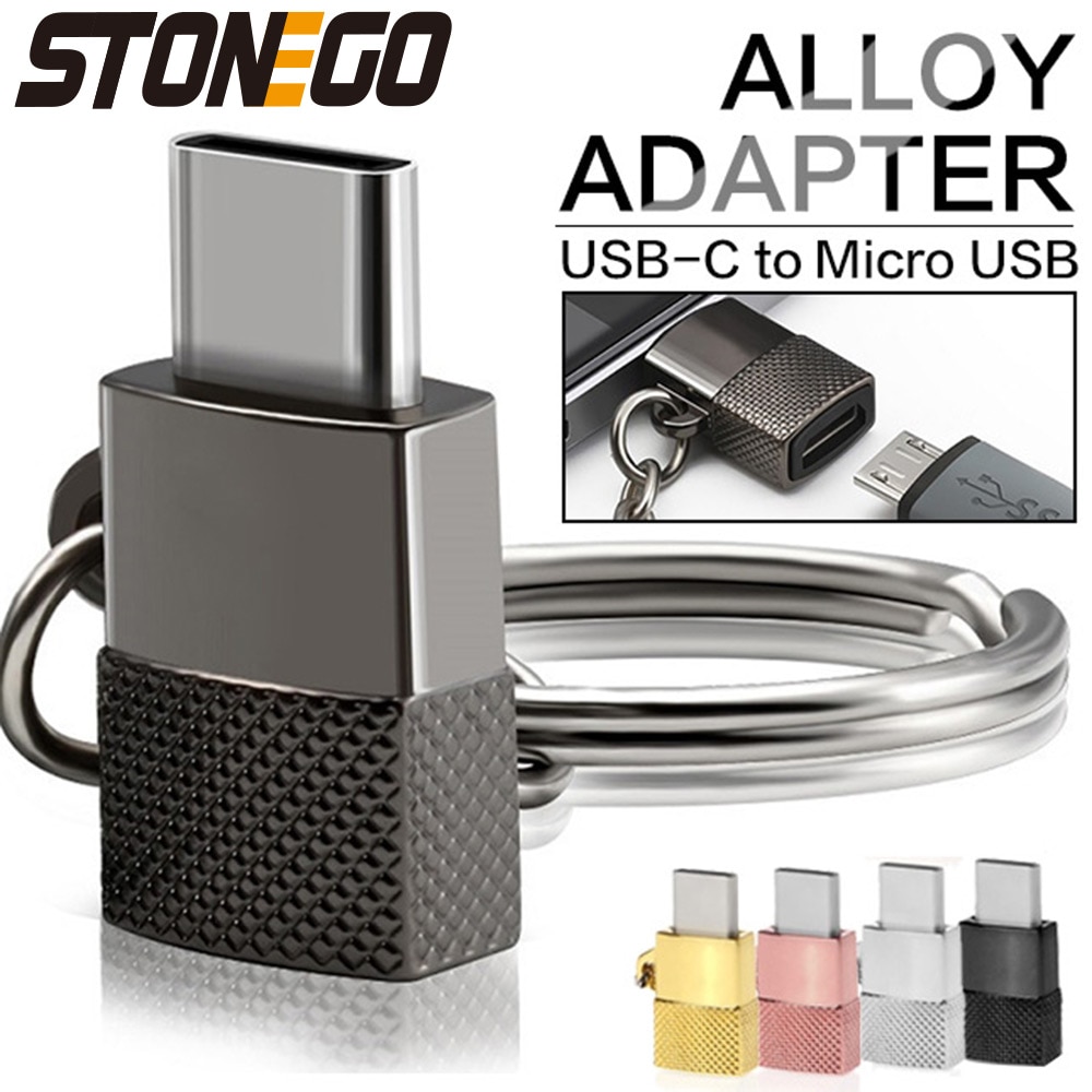 Stonego Usb Type C Otg Adapter Usb C Male Naar Micro Usb Vrouwelijke Kabel Converters Voor Macbook Pro Ipad Pro muis Usb Otg Adapter