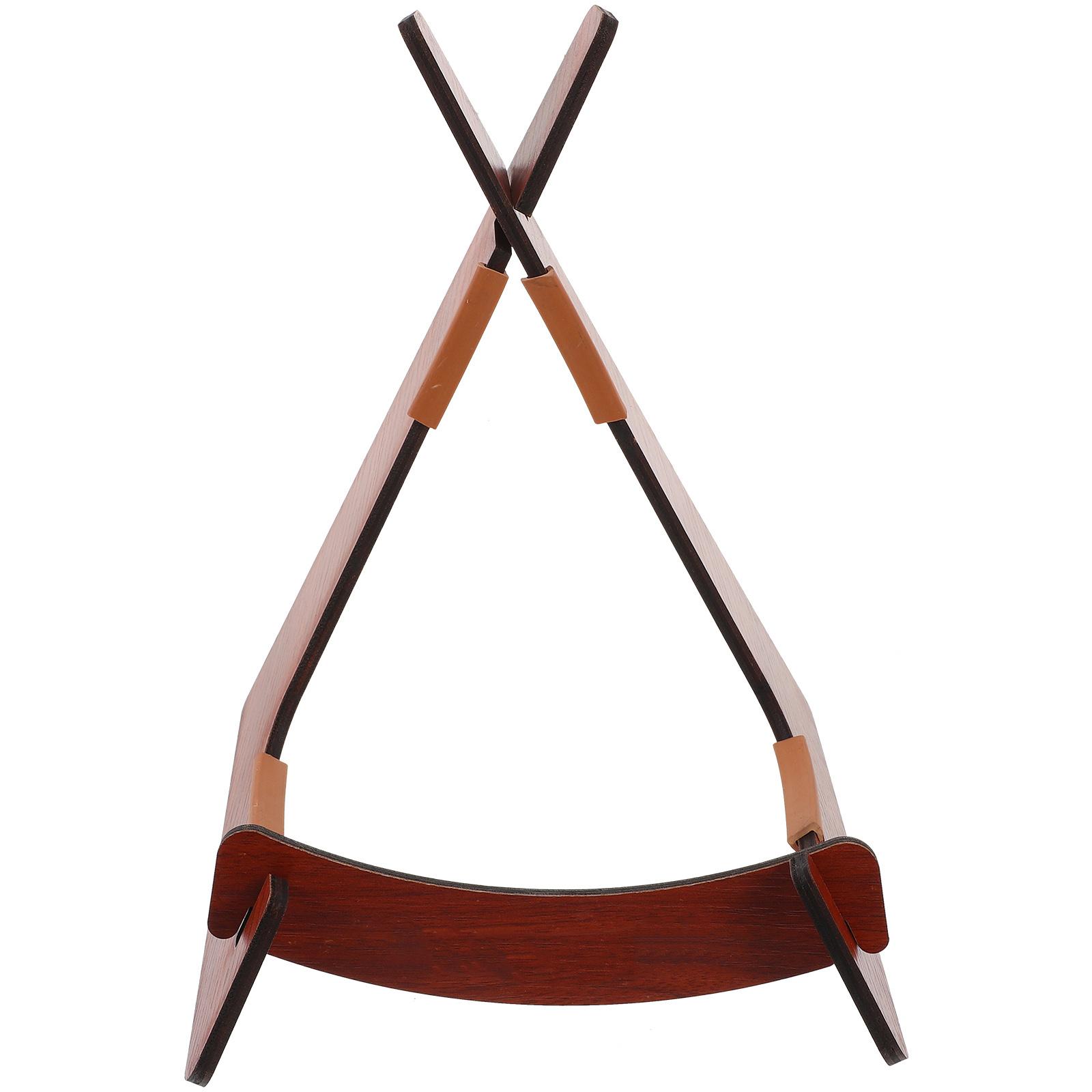 Ukulele suporte de armazenamento rack para loja suporte de chão de madeira violino display bandolim suporte