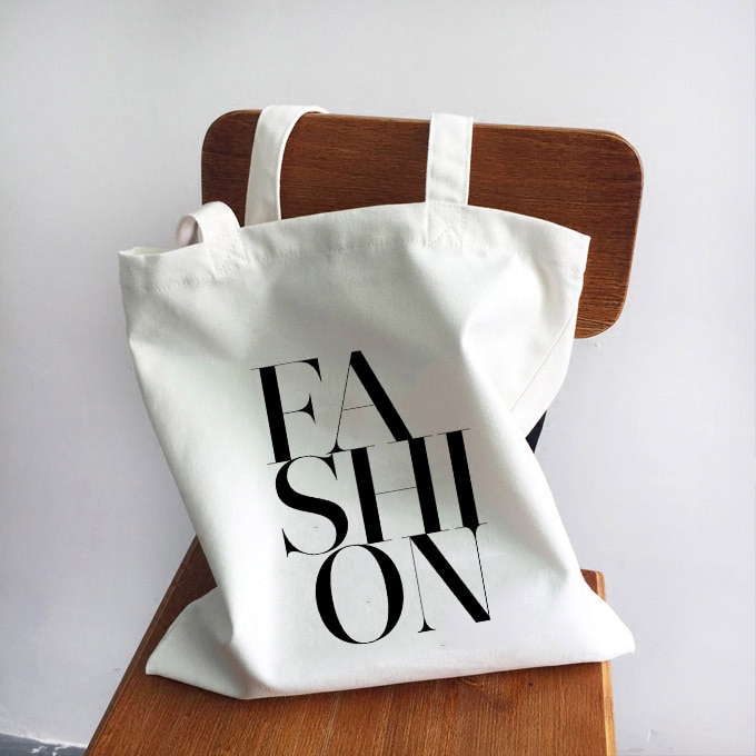 Sac à main pour femmes, sac à bandoulière, sac de Shopping avec lettres imprimées, fourre-tout , Simple, grande capacité, décontracté: B1006-TBWH-M