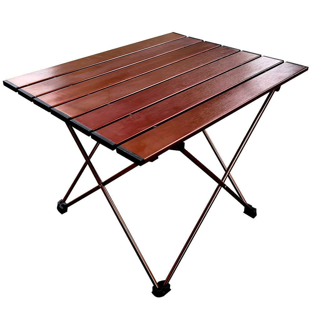 Portable Folding Camping Table Outdoor Canopy Cooking Fold Out Picnic Small Lightweight Metal Camping Folding Table: 01