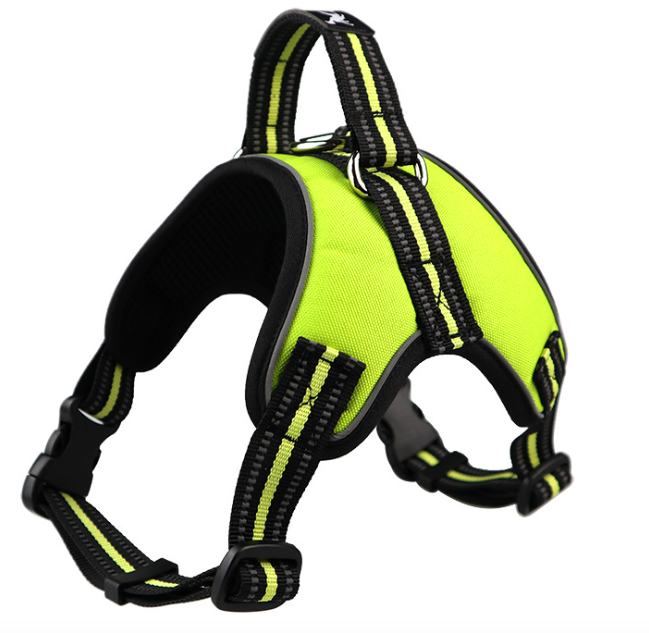 Hond Harnas Tailup Huisdier Producten Verstelbare Reflecterende Vest Wandelen Lead Leash Voor Puppy Mesh Harnas Voor Kleine Middelgrote Hond: Licht Groen / M