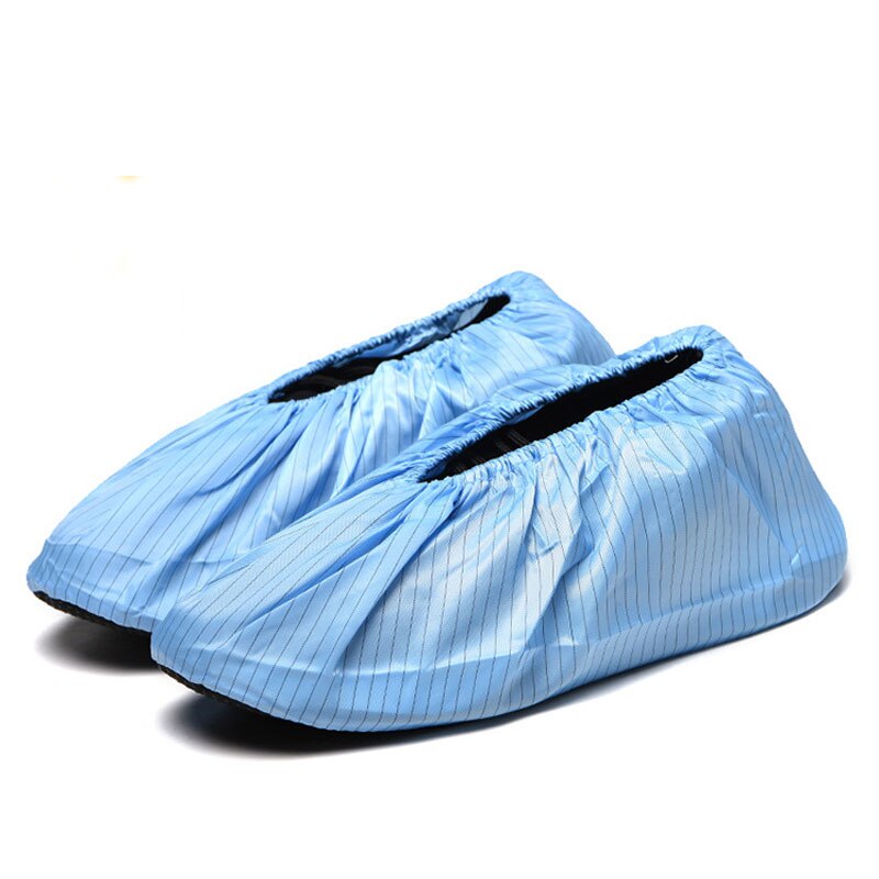 Antiderrapante lavável anti-estático sapato cobre manter piso tapete de limpeza ao ar livre sapatos protetor capa de sapato doméstico unisex: sky blue
