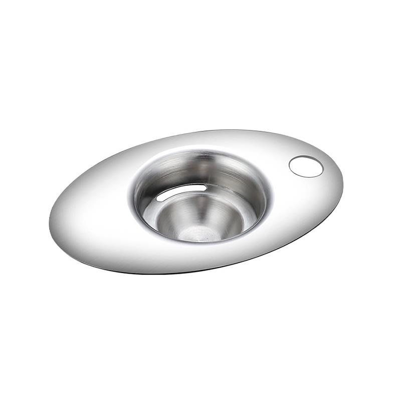 Separador de huevos de acero inoxidable, separador de yema clara de huevo, filtro para huevo, suministros de cocina, divisor práctico y económico