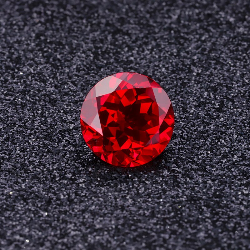 5Mm Ronde Vorm Uitstekende Lab Grown Ruby Voor Mode-sieraden Maken