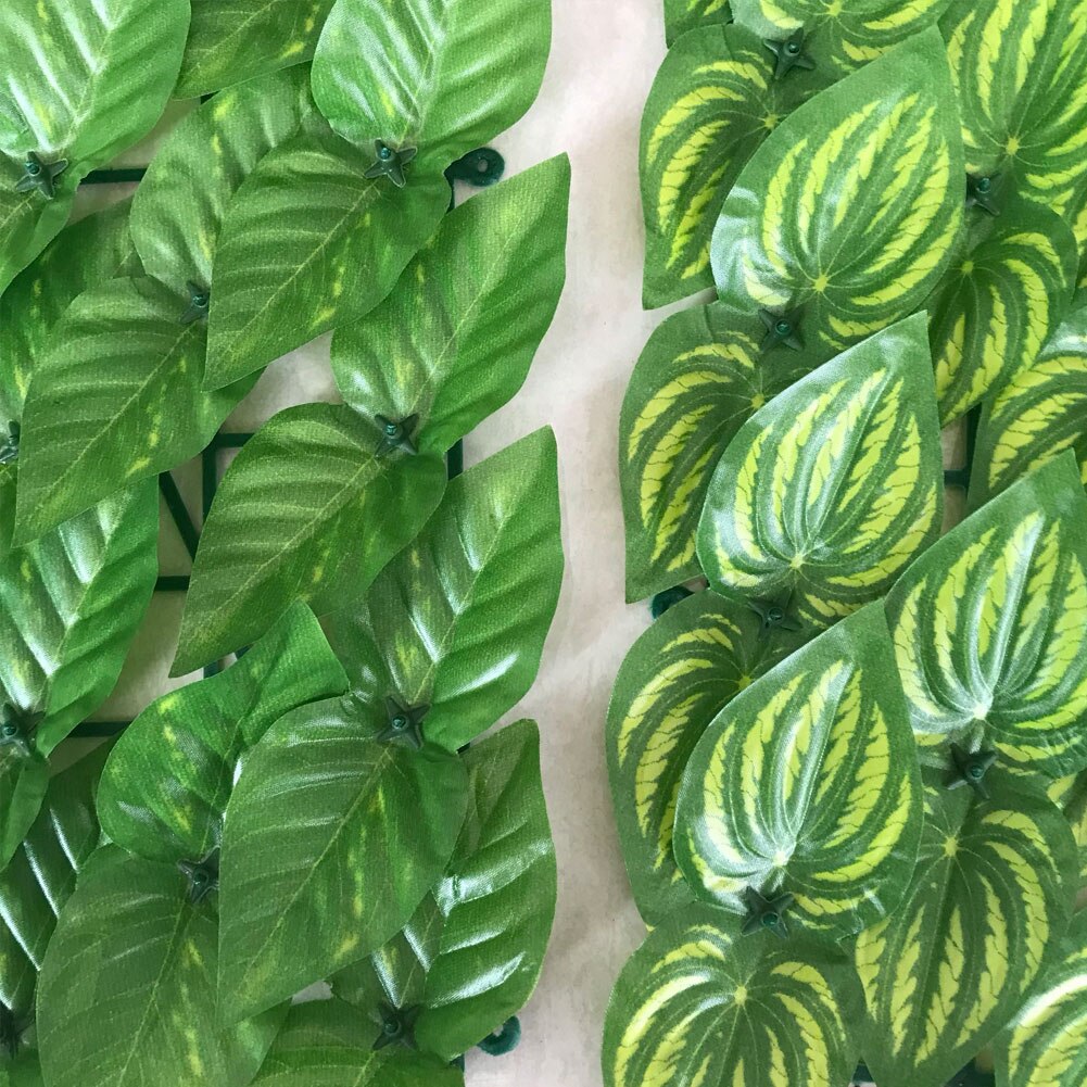 0.5x3M Artificial Leaf Garden Fence Screening Roll UV Fade Protected Privacy Artificial Fence Roll Landscaping Ivy Fence Panel