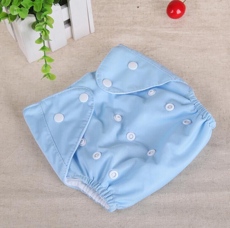 Luiers Katoen Wasbaar Herbruikbare Luiers Grid Training Broek Doek Luier Baby Fraldas Winter Zomer Versie Luiers: Blauw / For Summer
