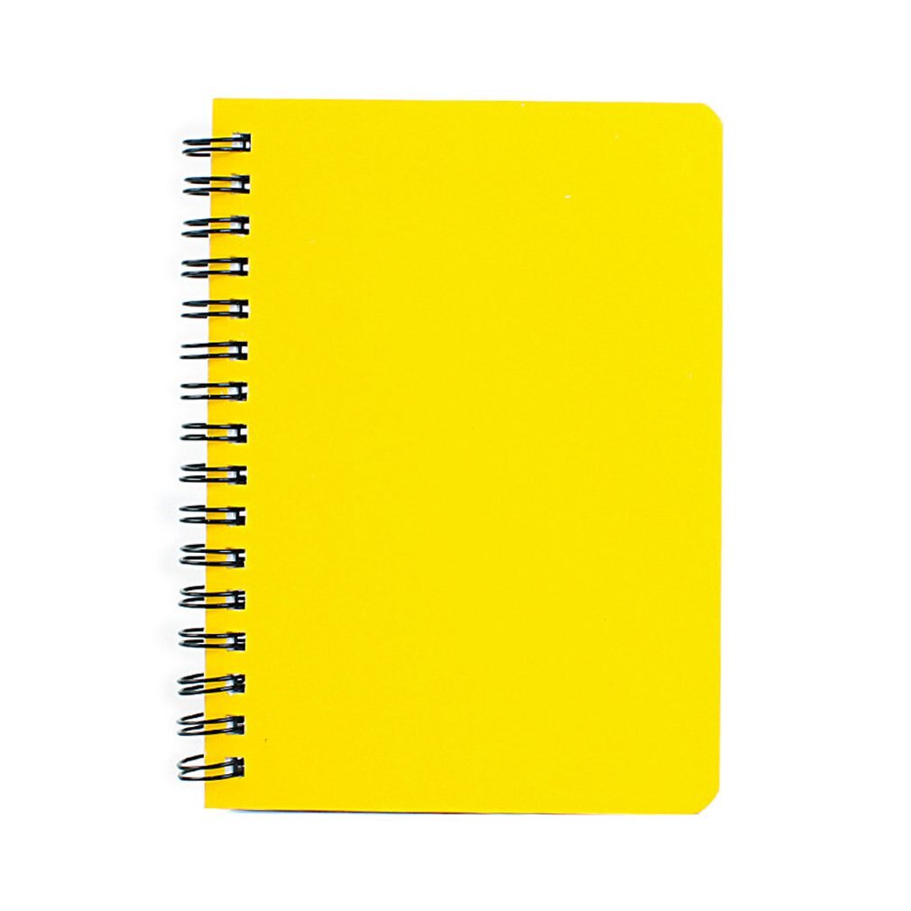 Multi-Size Simple Business Student Homework Diary Notebook Monochrome Coil Notebook Sketchbook: Clear