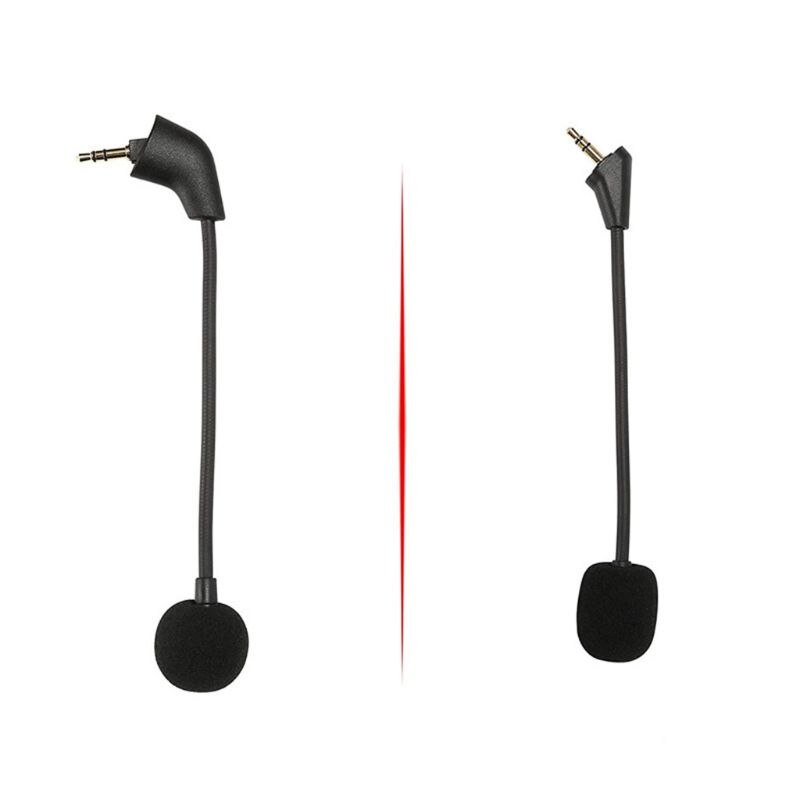 Bärbar hörlursmikrofon för hyperx cloud ii core silver gaming alpha s