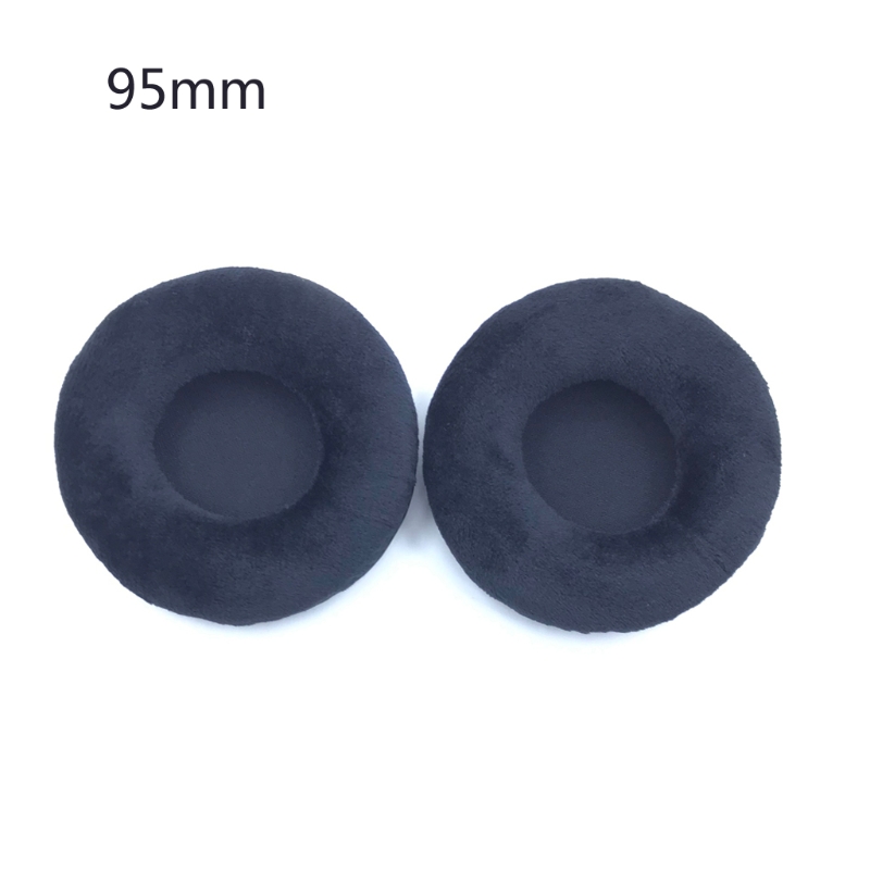 Almohadillas para auriculares, orejeras terciopelo piezas reparación auriculares 60mm-110mm: Gris claro