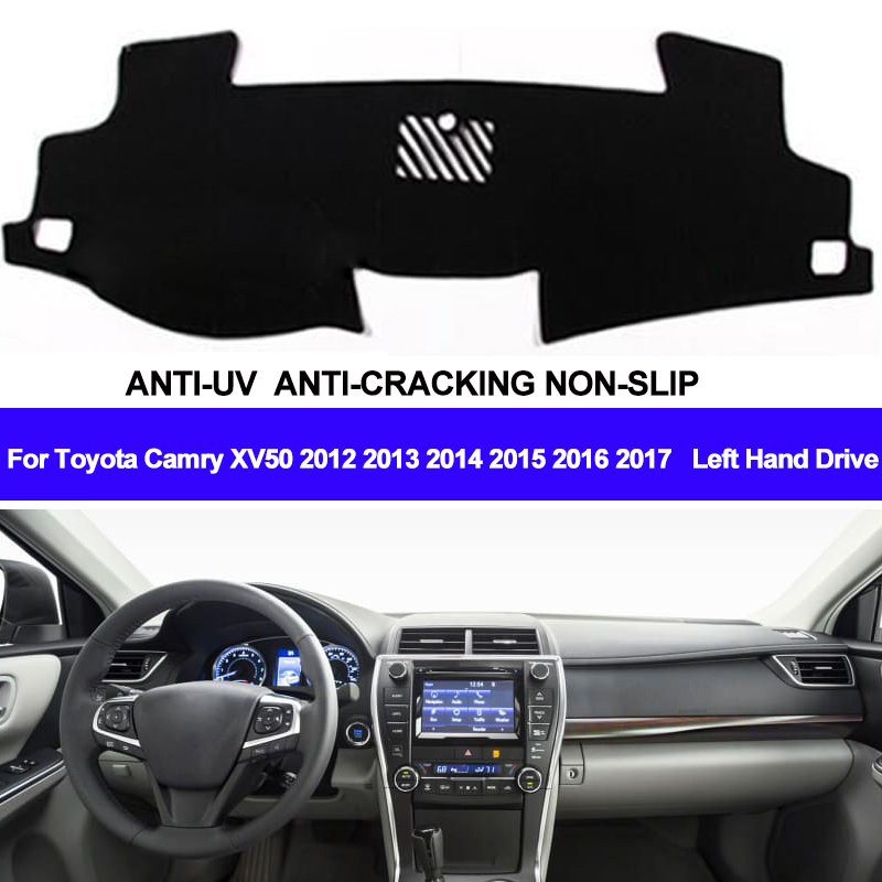 Taijs Auto Dashboard Cover Dash Mat Dash Pad Dashmat Tapijt Anti-Uv Antislip Voor Toyota Camry XV50