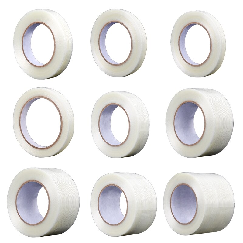 R9UA Extra Strong Crossweave Fibreglass Reinforced Filament Tape Heavy Duty Tear Resistant Packaging Sealing Packing Tape