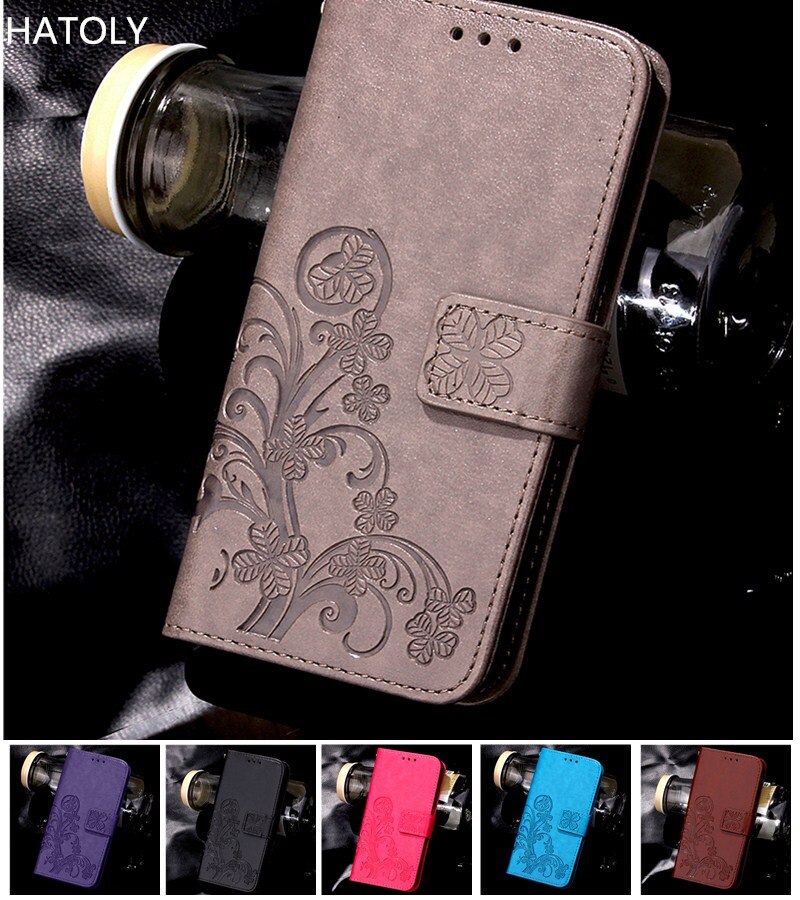 HATOLY For Phone Case LG K3 Cover 4.5'' Flip PU Leather & TPU Holster Case For LG K3 Case K3 Funda With Card Slot