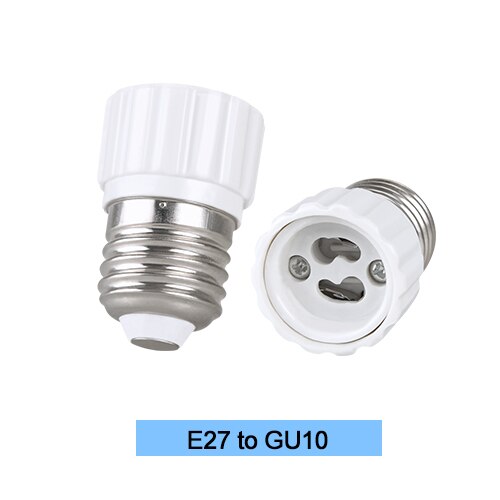 Foxanon Lamp Holder Converters E27 to GU10 E27 to E14 E27 to 2E27 E14 to E27 Conversion Socket Adapter Lamp Holder For Led Light: E27-GU10
