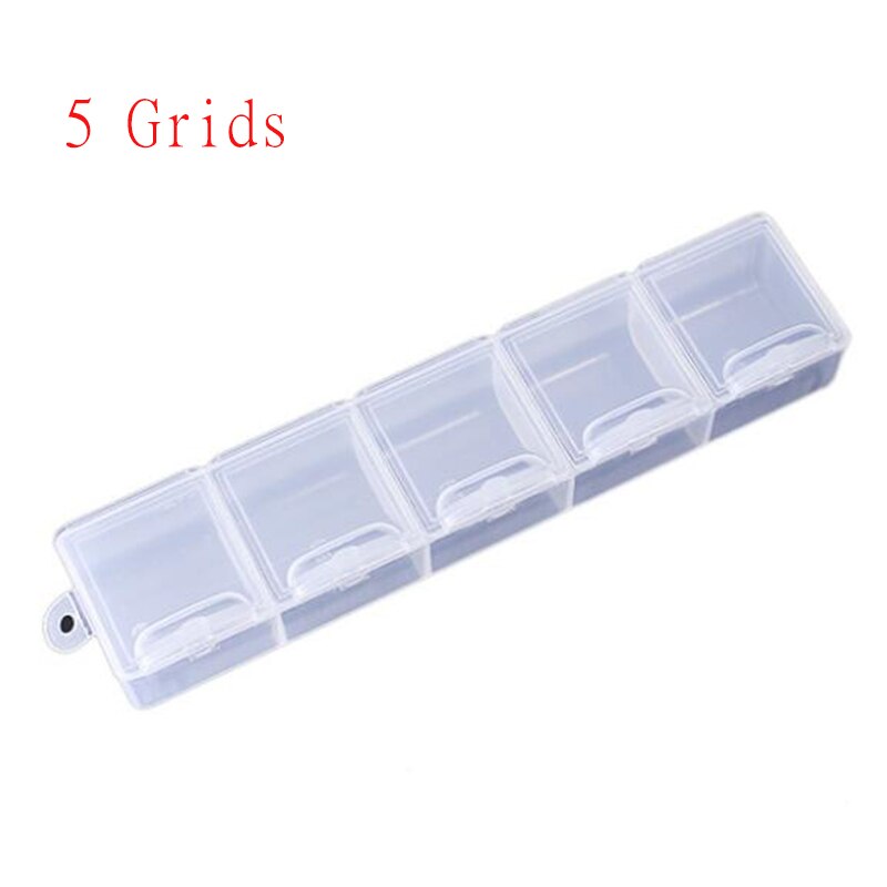 56 Grids Zerlegbare Diamant Stickerei Zubehör Diamant Malerei Boxen Kreuz Stich Cases Lagerung Organizer Home Storage: 5 Grid-White