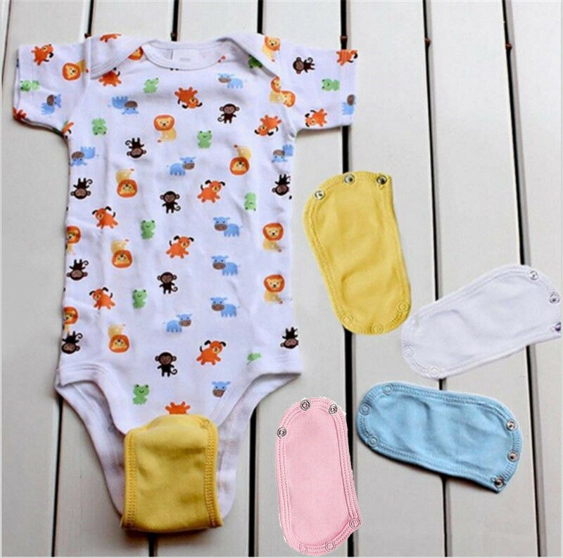 Nieuwste baby bodysuit jumpsuit luier verlengen extender verlengstuk katoenen billenzakhoes ondergoed kinderkleding verlengstuk
