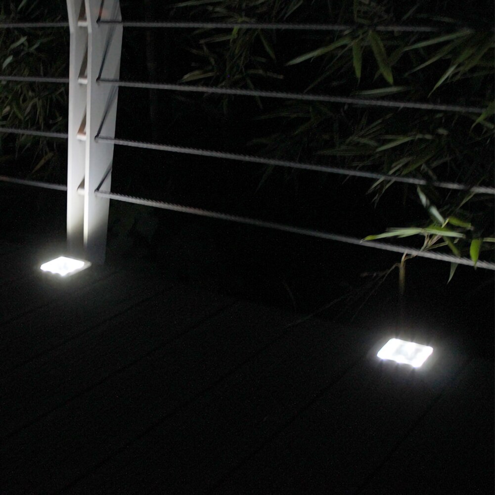1/4 Piece Solar Disk Lights Outdoor Solar Pathway Lights Outdoor Waterproof Solar Garden Underground Lights for Lawn Yard Patio