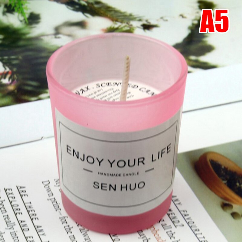 Velas de cera de boda velas aromáticas nórdicas decoración del hogar: A5