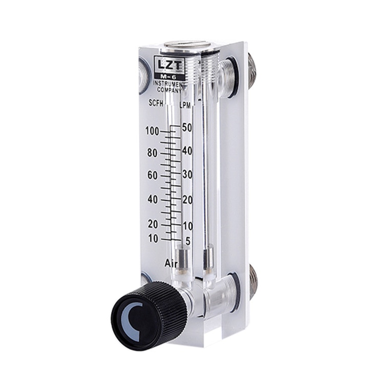 LZT-6T Tafel flüssigkeit Durchflussmesser Luft fließen Meter rotameter 2-20 4-40 6-60 10-100LPH 10-70GPH 16-160 25-250 100-500 100-100 0 ml/min