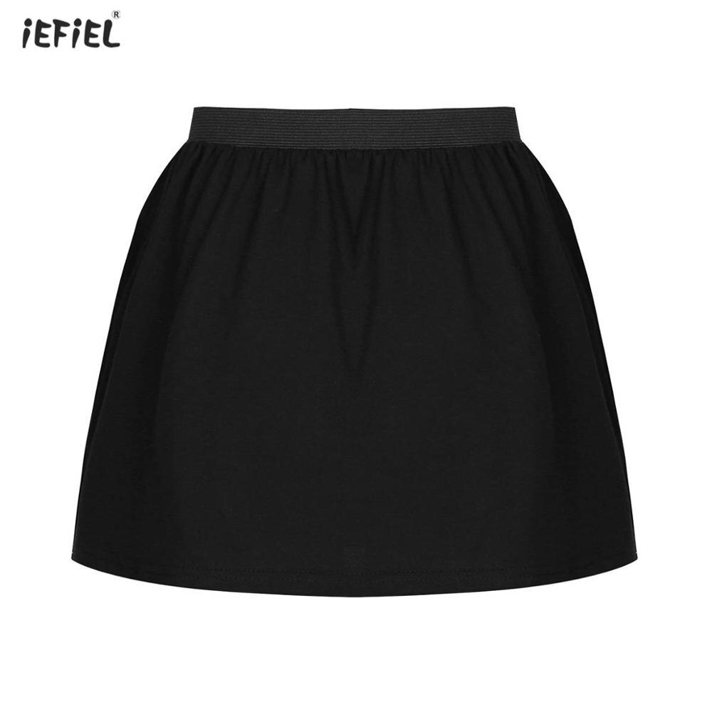 Mallas con falda acampanada de algodón para mujer, ropa interior, estilo BF