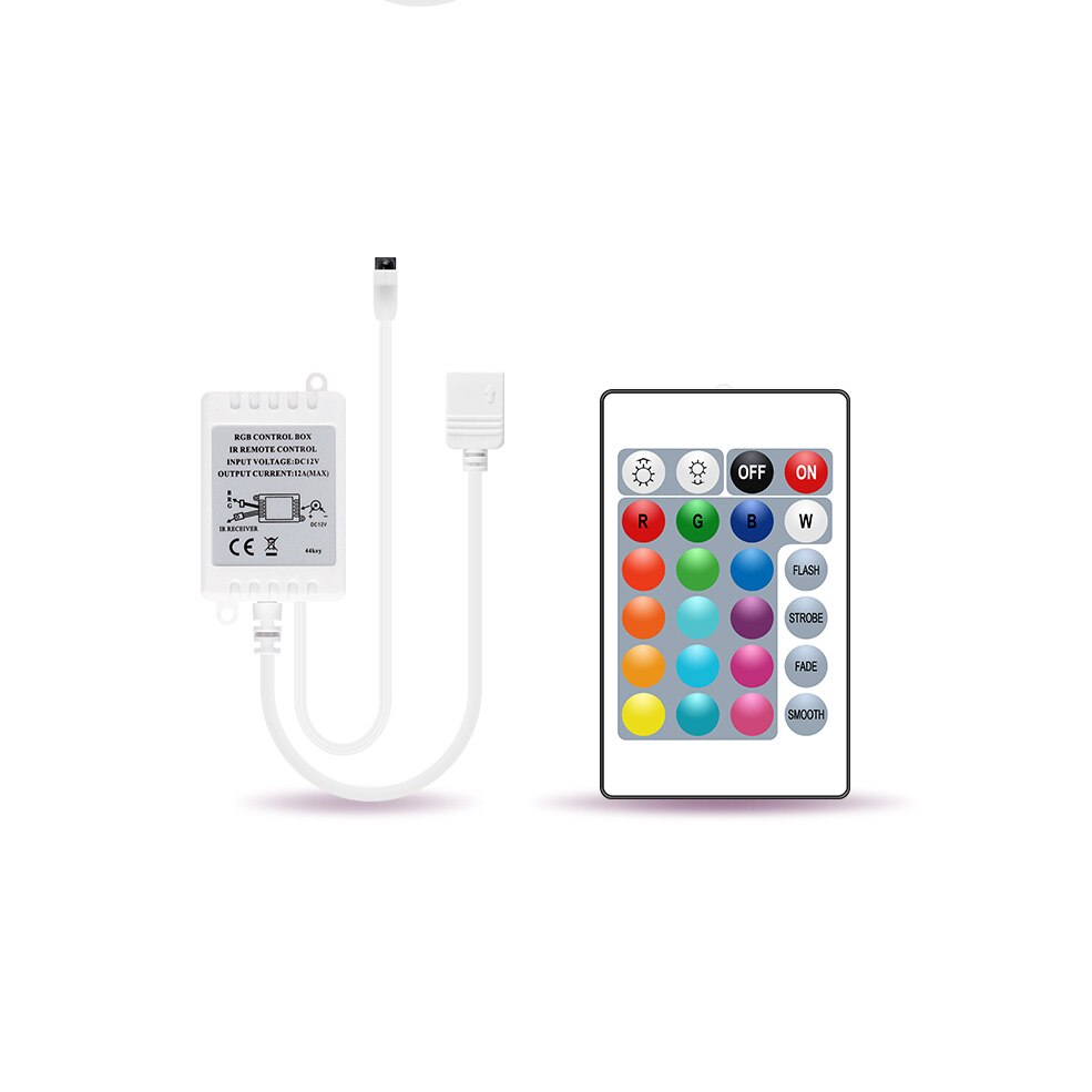 thumbnail image 2 of 12V WiFi RGBW/RGB LED Controller With IR Remote – For 5050/2835 Strips – IP44 2 of 5