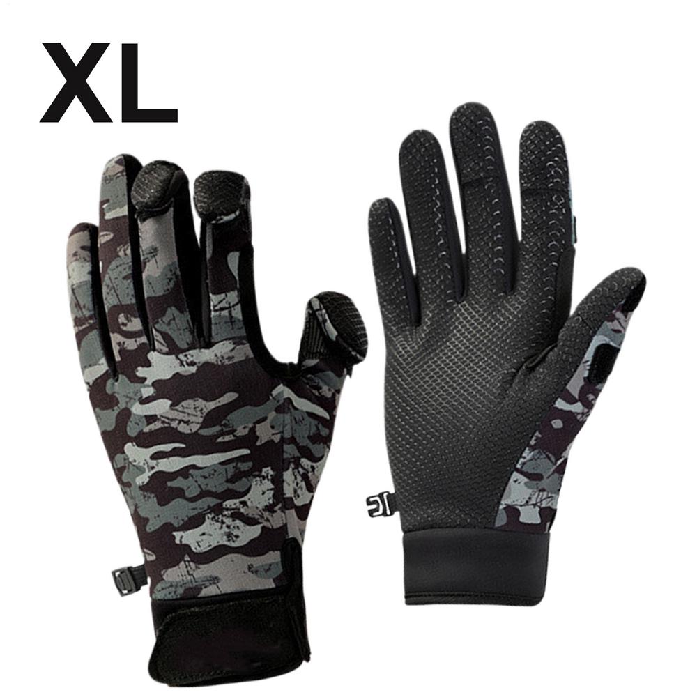 Angelhandschuhe für kaltes nasser, Winter, warme Vlies-Fingerlose Handschuhe für sterben Jagd, Touchscreen, warme Handschuhe für kaltes nasser, rutschfest: Beige