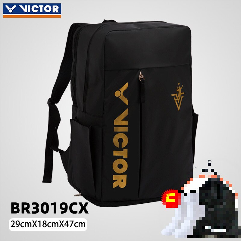 Original VICTOR Badminton racket Bag Backpack Men and Women Victor Waterproof Sports Bag BR3009 with