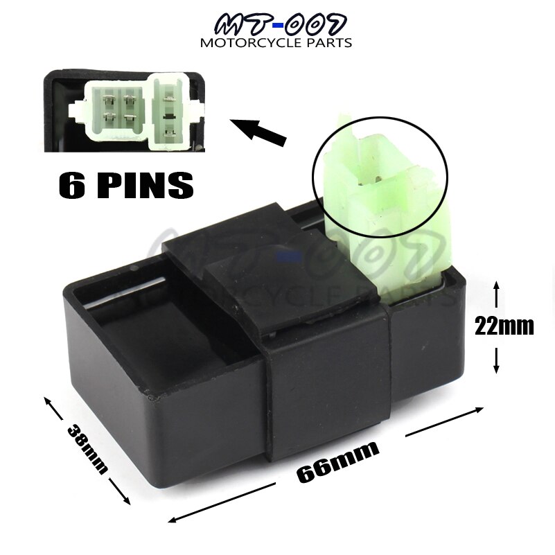 AC CDI 6 Pins Ignition Box For 150cc 200cc 250cc ATV Quad Dirt Bike Go Kart Buggy Motorcycle Motorbike Motocross