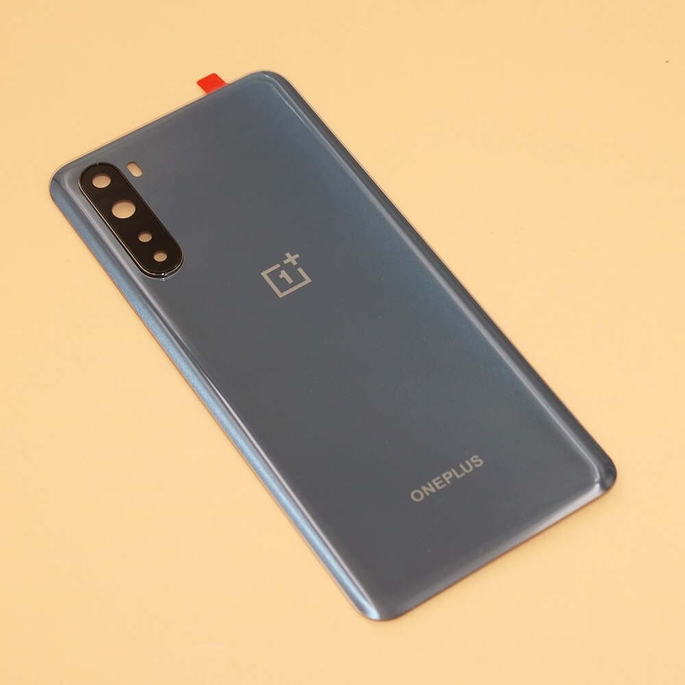 Originele Oneplus Nord 5G Batterij Back Cover Achterdeur Behuizing Vervanging Met Camera Lens Voor Een Plus Nord AC2001 AC2003 Shell: GRAY
