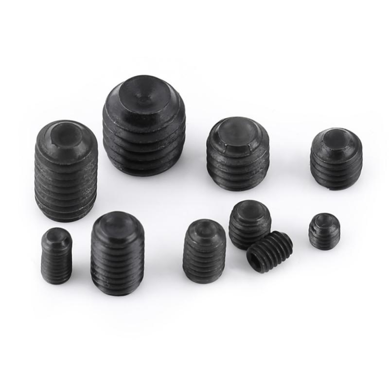 200Pcs Hex Socket Head Grub Set Screws Cup Point Round head Lock screw With Box Assortment Kit M3 M4 M5 M6 M8